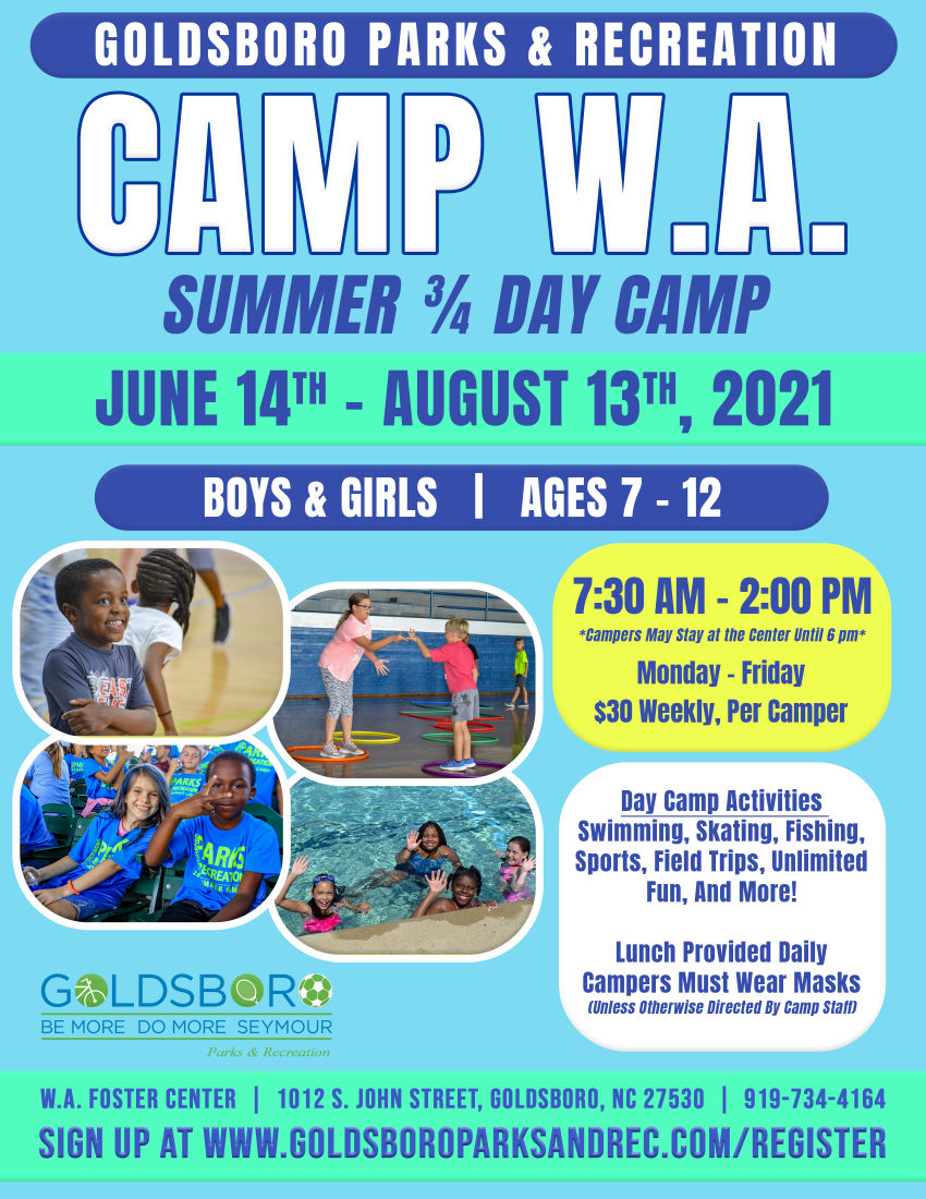 Summer Camps Goldsboro Parks and Recreation