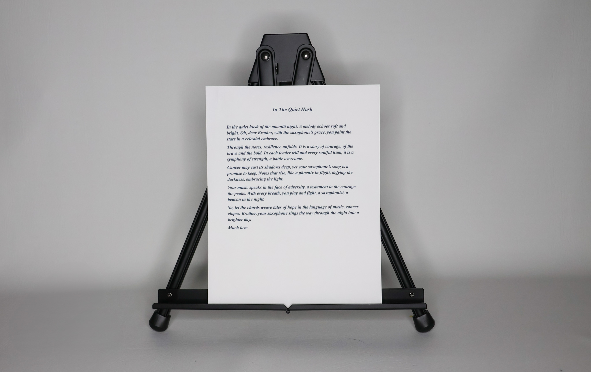 In The Quiet Hush - Poem