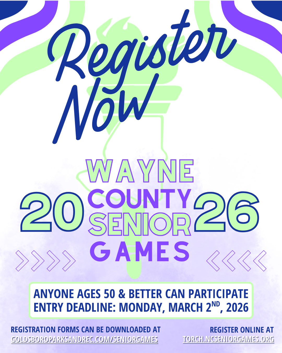 REGISTER ONLINE AT (1)